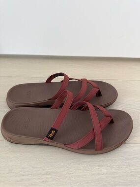 Women’s Teva TirraTraveler Flip Mahogany US Size 8